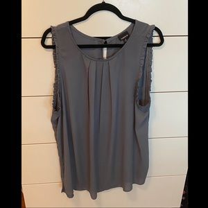 Gray sleeveless blouse from Torrid size 2